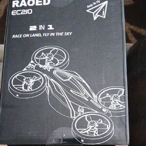 2-in-1 Black Drone Car